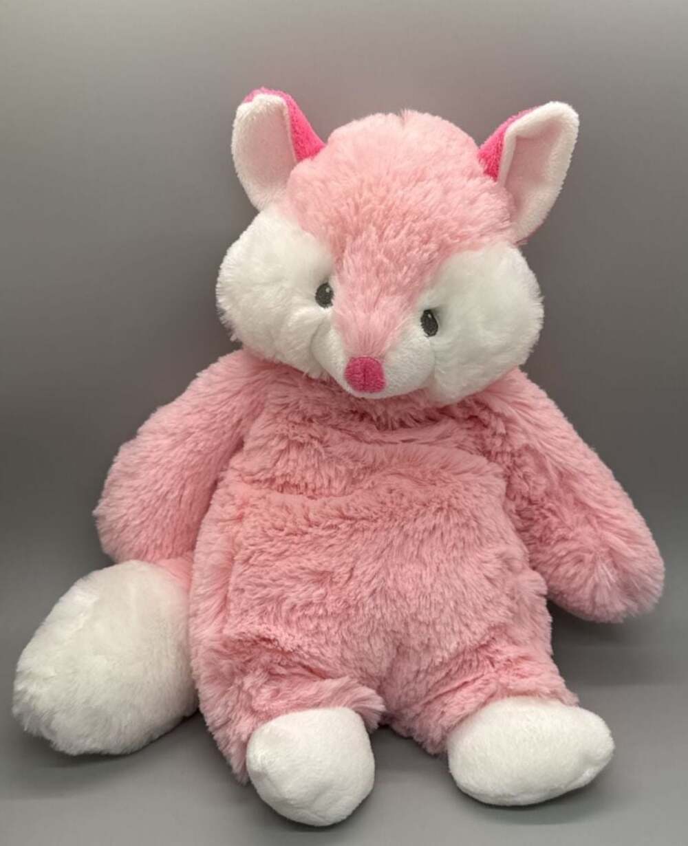 Baby Ganz Finley Fox Pink Plush Lovey Security Stuffed Animal Soft Clean